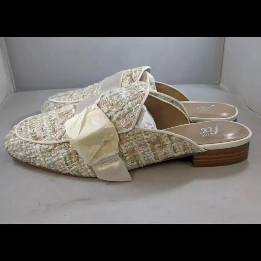 🎀The Fix Dafnee Loafers slide with Pearl Size:9